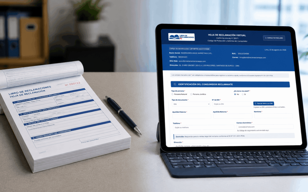 Libro de Reclamaciones virtual vs. físico: Ventajas y qué exige la ley